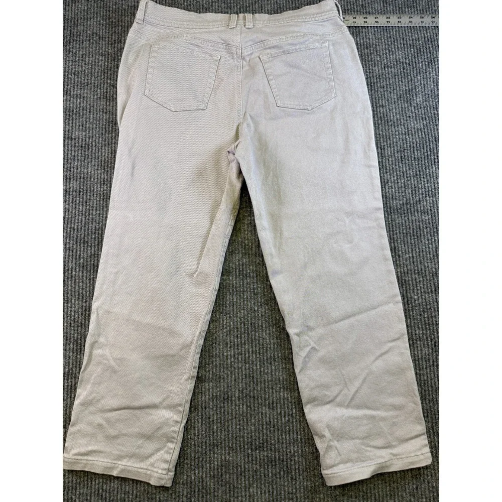 Gloria Vanderbilt Amanda Jeans Women's Size 16 Short Beige Jeans
